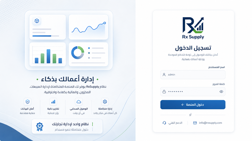 بوابة تسجيل الدخول وتخصيص الحسابات